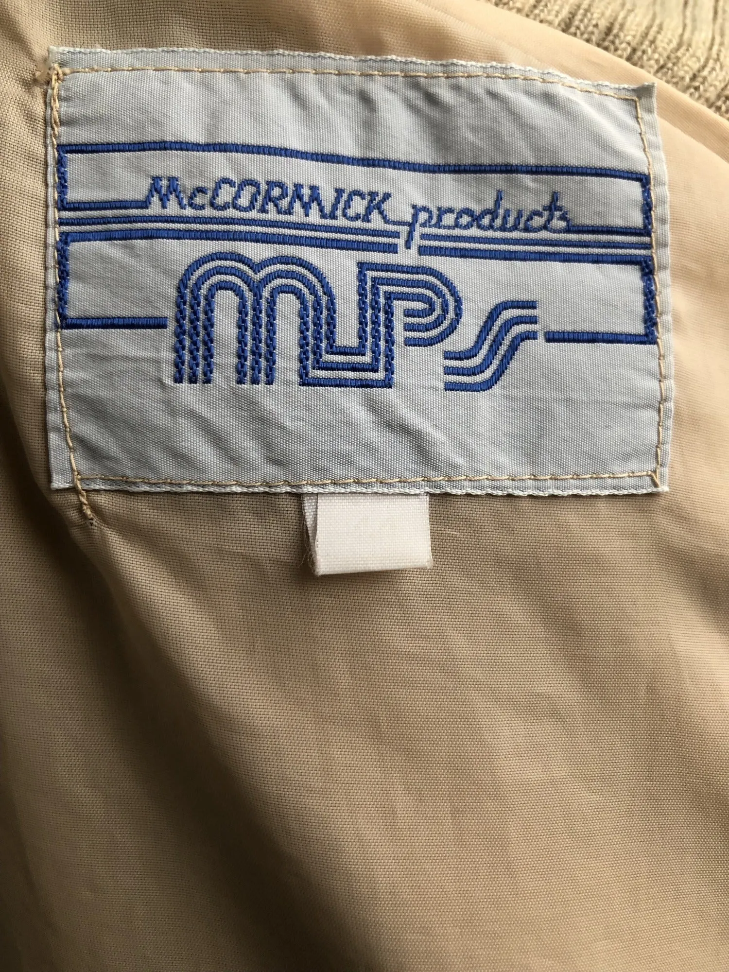 1970s Lightweight Bomber Jacket by McCormick Products - Size L