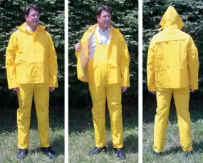 3-Piece Rain Suit - Medium