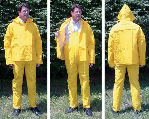 3-Piece Rain Suit - Medium