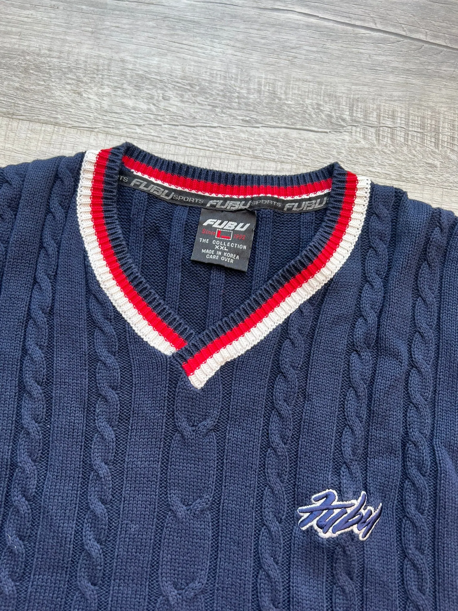 90s Vintage Fubu Sweater Vest