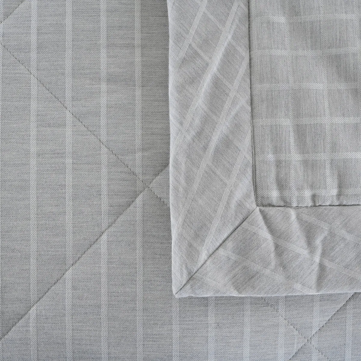 Adore 100% Cotton Filling Summer AC Grey Quilt/Quilted Bed Cover Comforter
