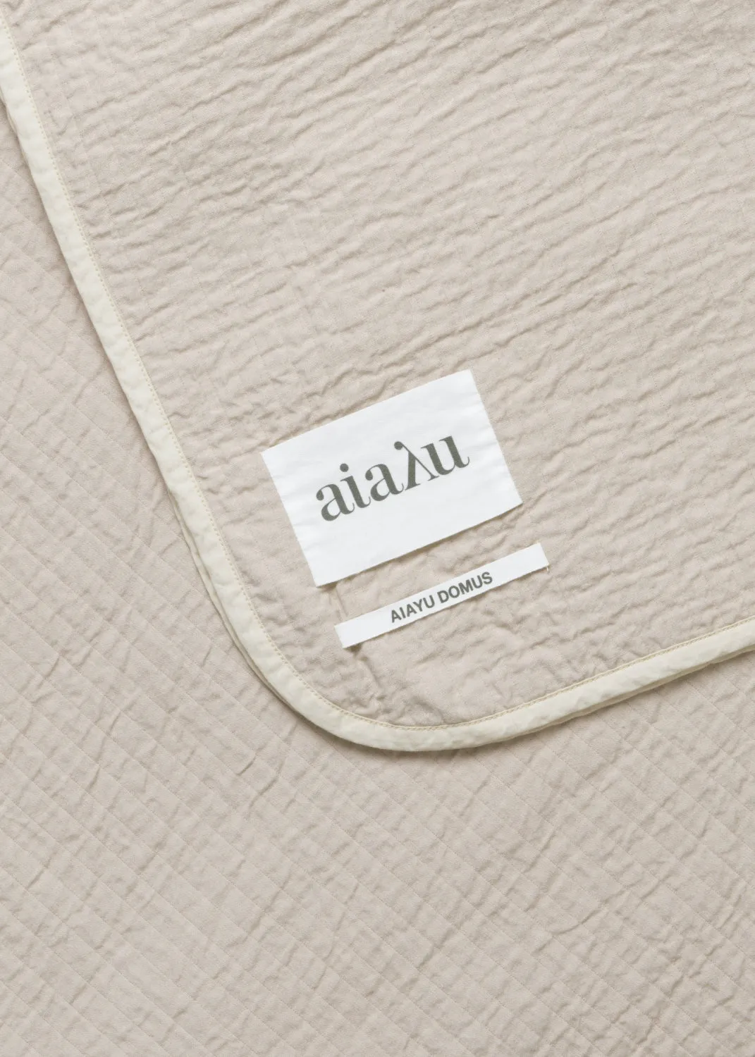 AIAYU DOMUS - Bed Cover Double 260x260 - Sandshell