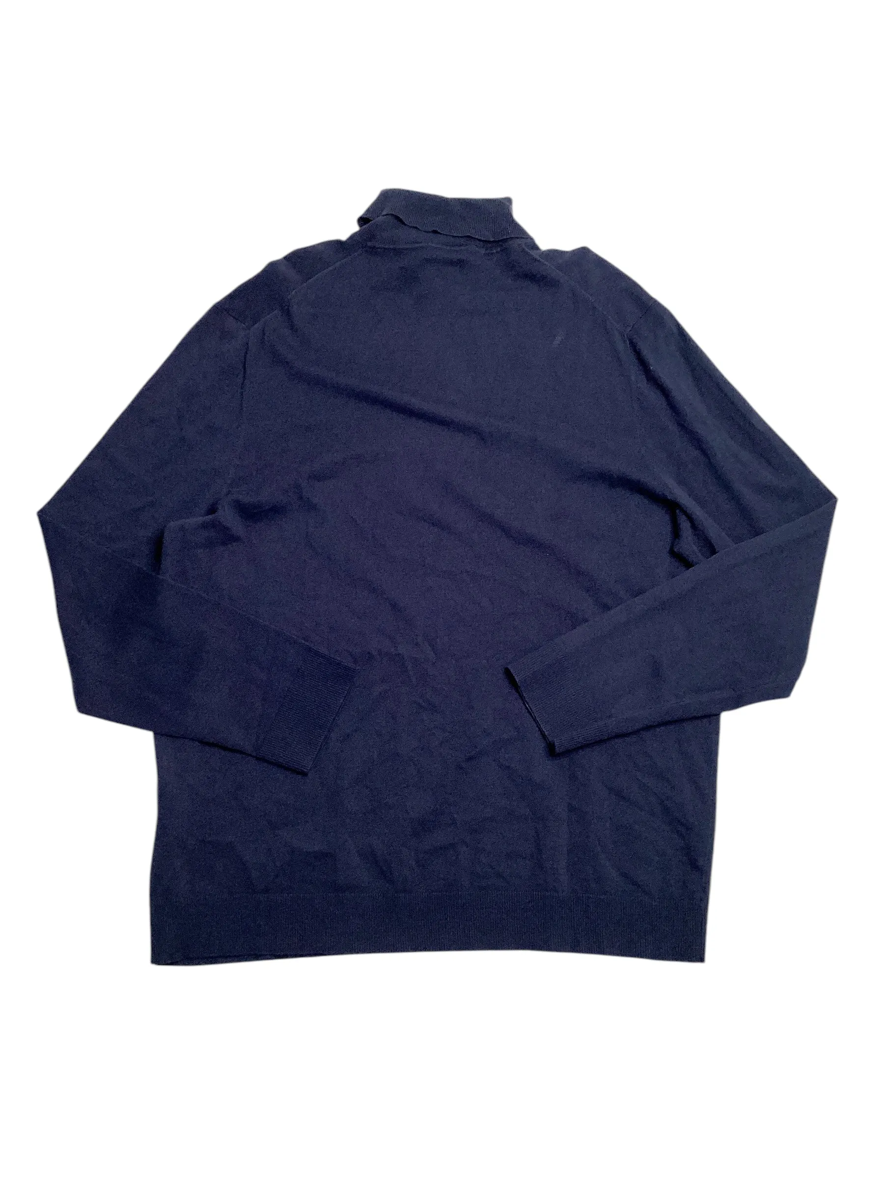 Alfani Mens Long Sleeve Turtleneck Sweater Neo Navy Blue XL