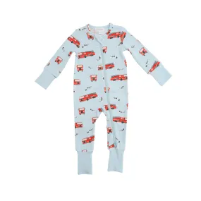 Angel Dear Firetruck 2 Way Zipper Romper
