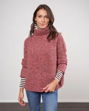 annalie cashmere melange turtleneck