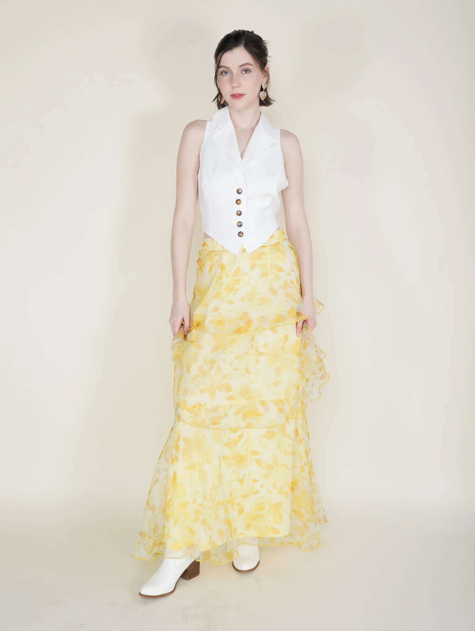 Aubrey Tiered Maxi Skirt