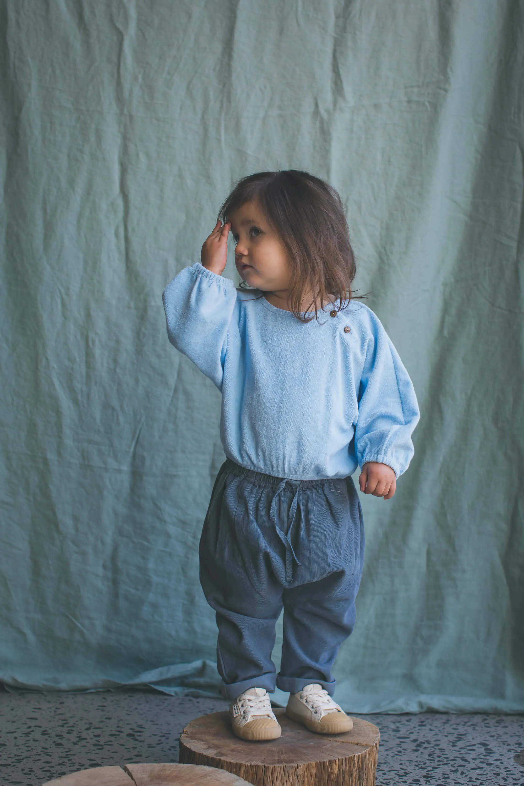 Baby Slouchies - Bluemoon Corduroy