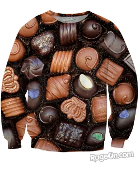 Box of Chocolates Crewneck Sweatshirts
