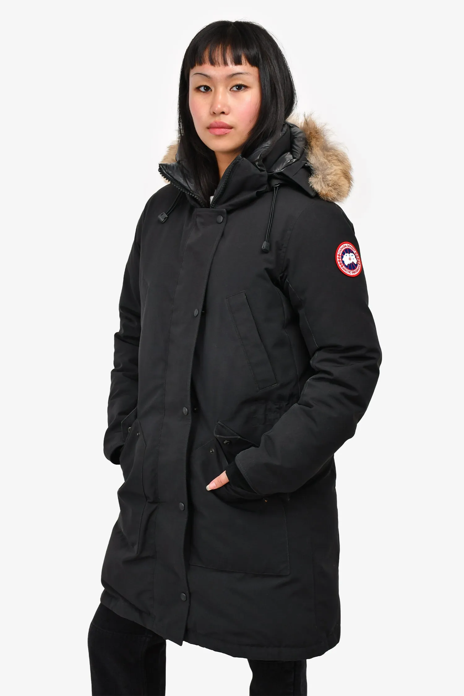 Canada Goose Black Down Parka Coat Size M