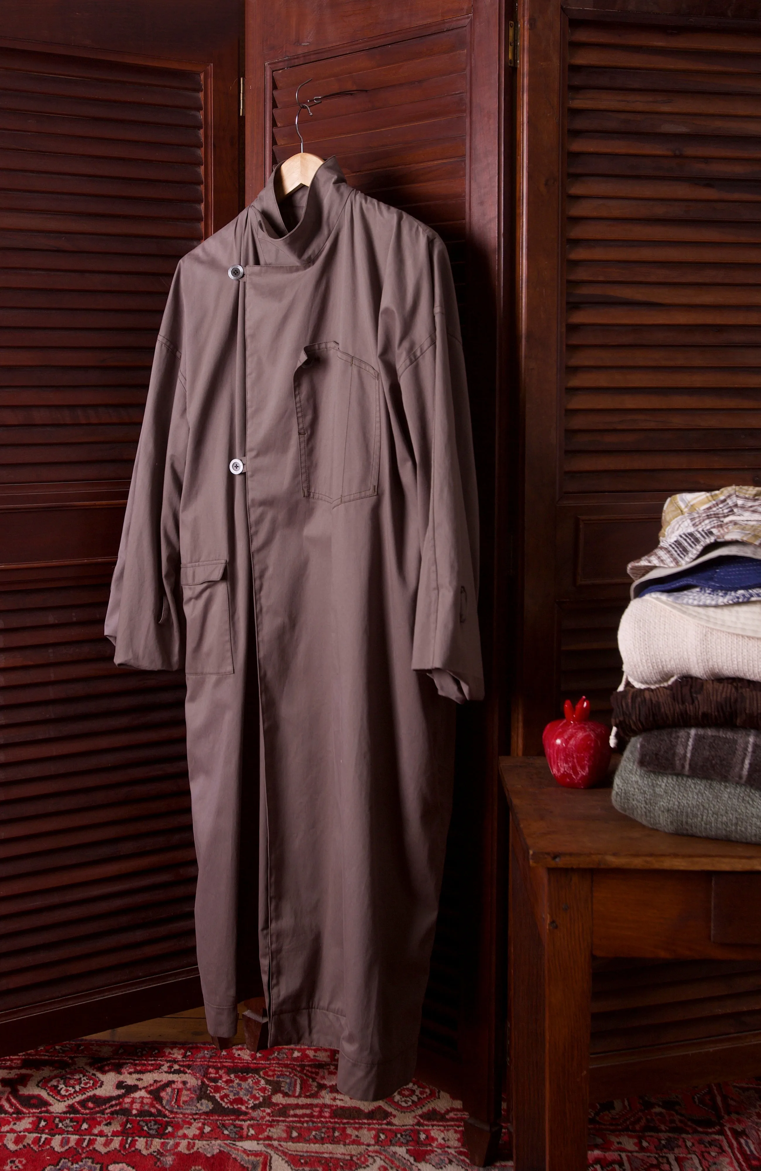 Canvas Coat, Brown - Size 2