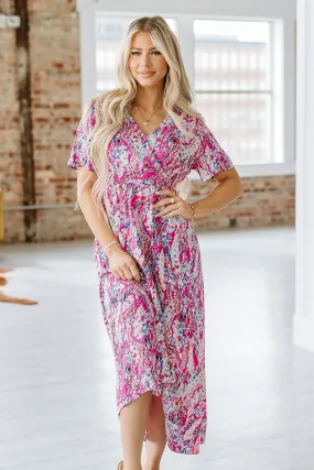 Case Wrap V-Neck Maxi Dress | DROPSHIP