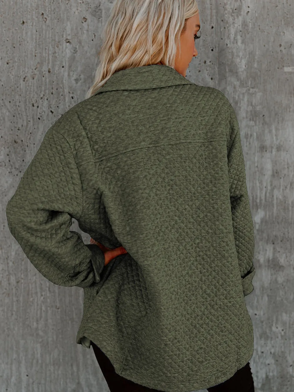 Casual Quilted Overshirt