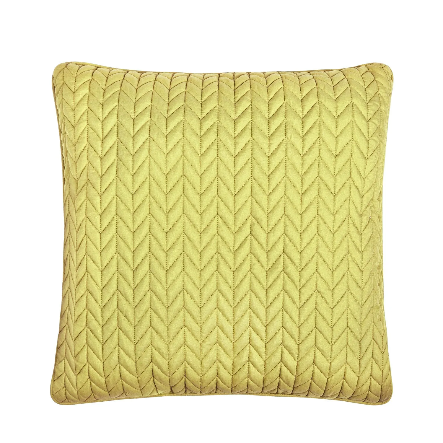 Cayman 20" Square Quilted Decorative Throw Pillow