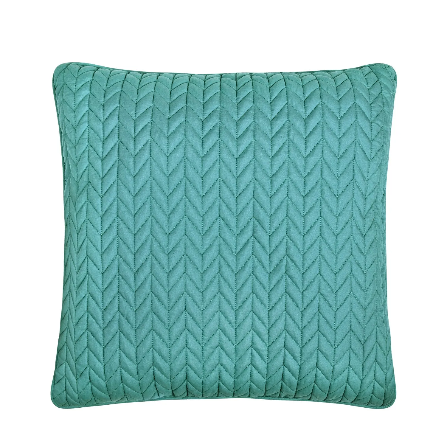 Cayman 20" Square Quilted Decorative Throw Pillow