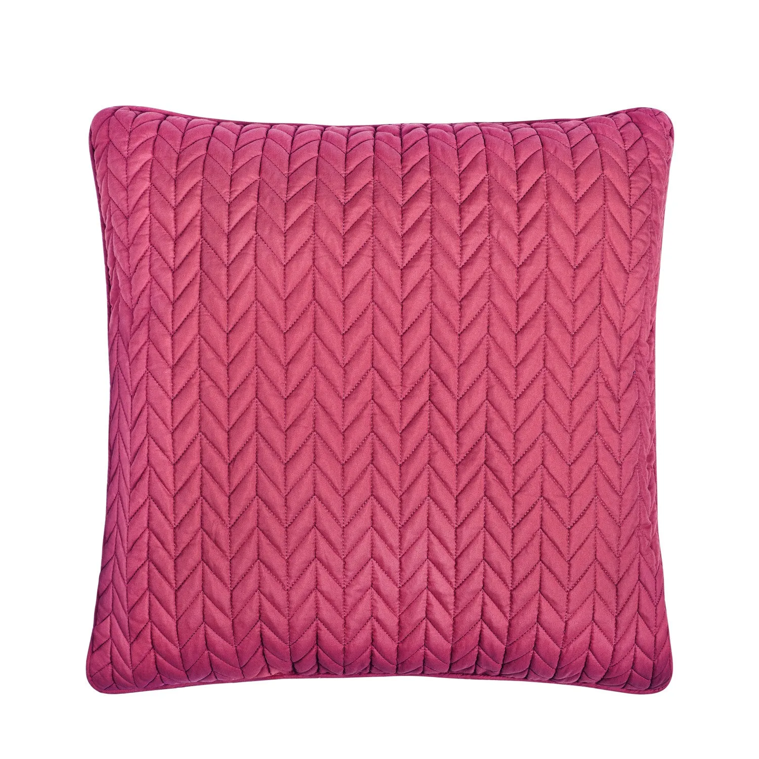 Cayman 20" Square Quilted Decorative Throw Pillow