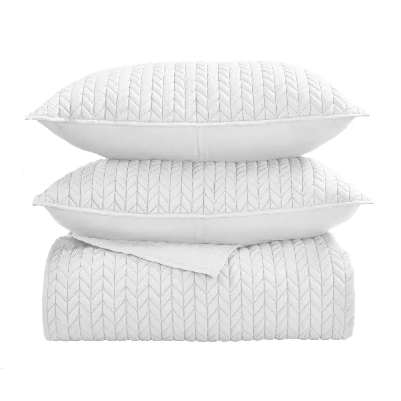 Cayman Quilted Bolster Decorative Throw Pillow