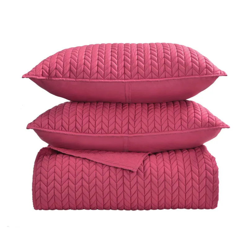 Cayman Quilted Bolster Decorative Throw Pillow