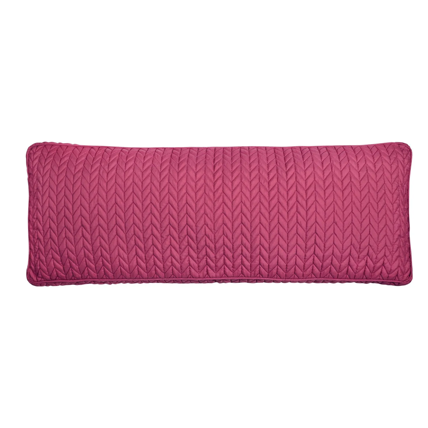 Cayman Quilted Bolster Decorative Throw Pillow