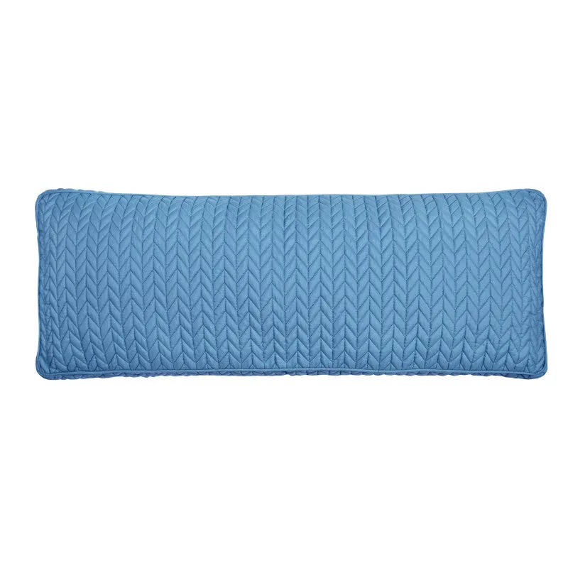Cayman Quilted Bolster Decorative Throw Pillow