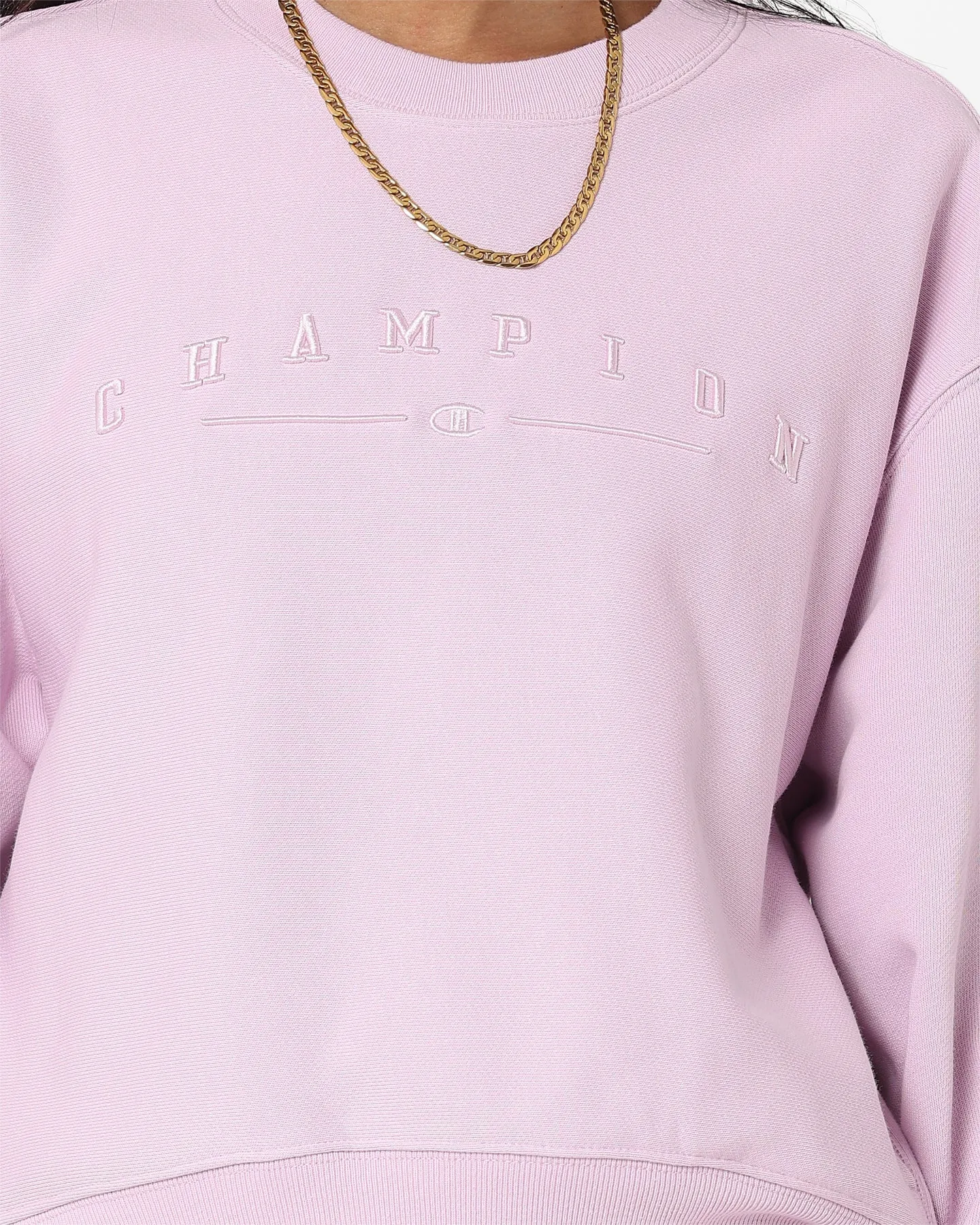 Champion Women's Reverse Weave Y2k Pocket Crewneck Mystics