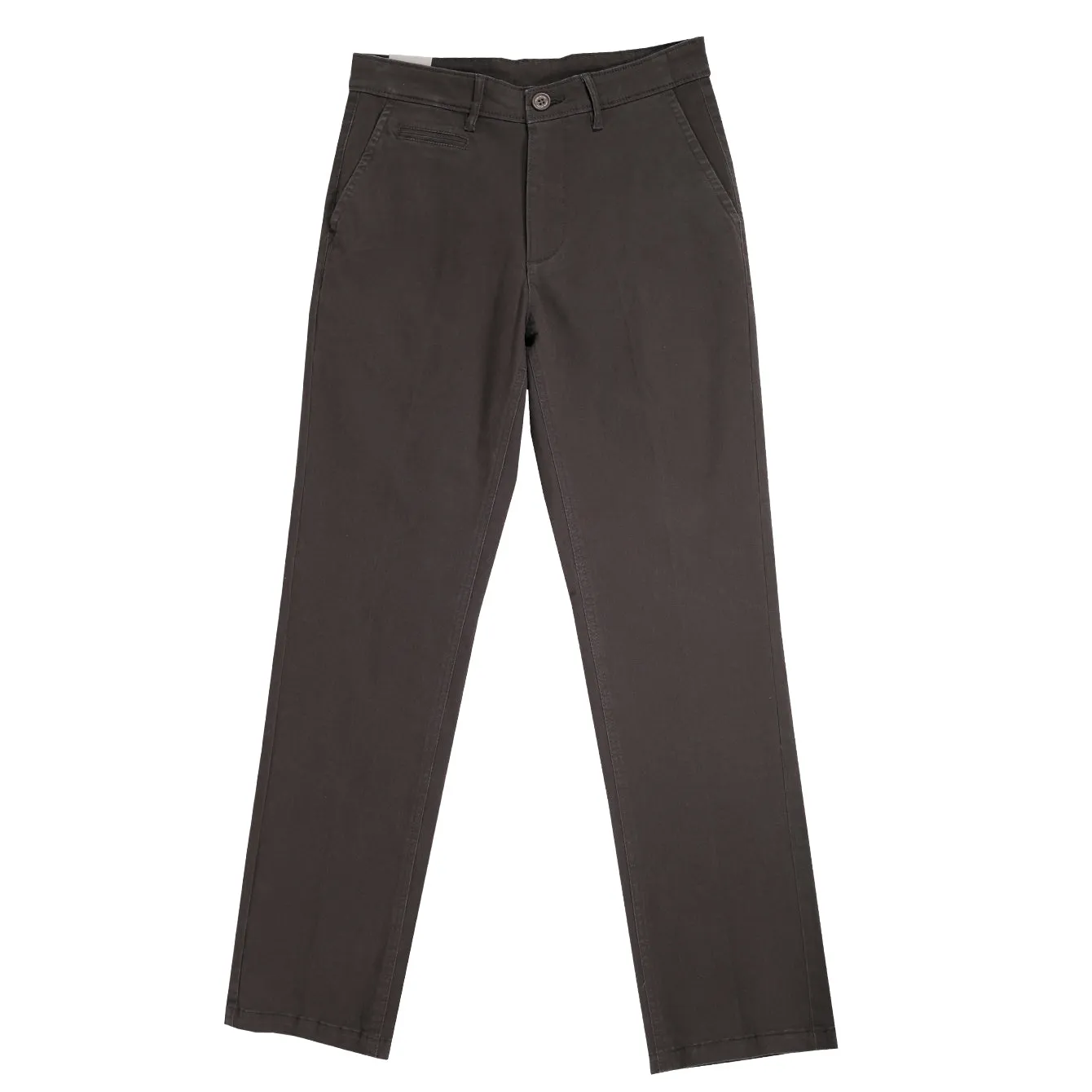 Chino Trousers in Regular Fit with 5 Pockets Style in 3 Colours Solid Cotton Spandex Twill