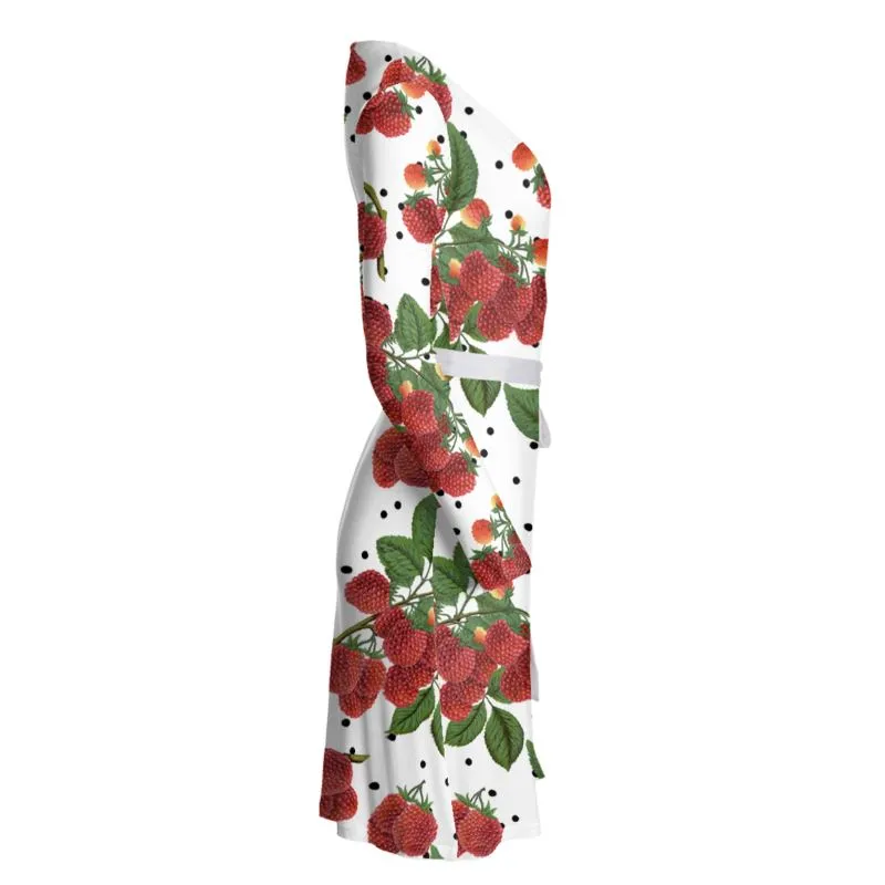 Colossal Raspberry Wrap Dress