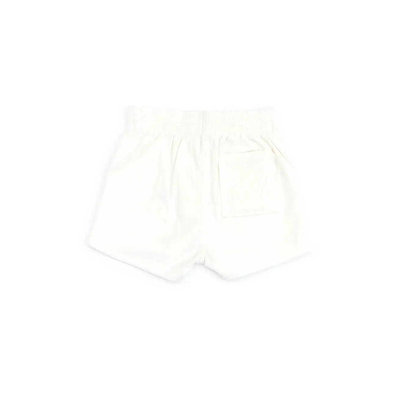 Corduroy Shorts in White
