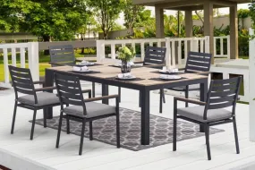 CORONADO 9 PIECE DINING SET - 60" x 84" Coronado Dining Table and 8 Dining Chairs