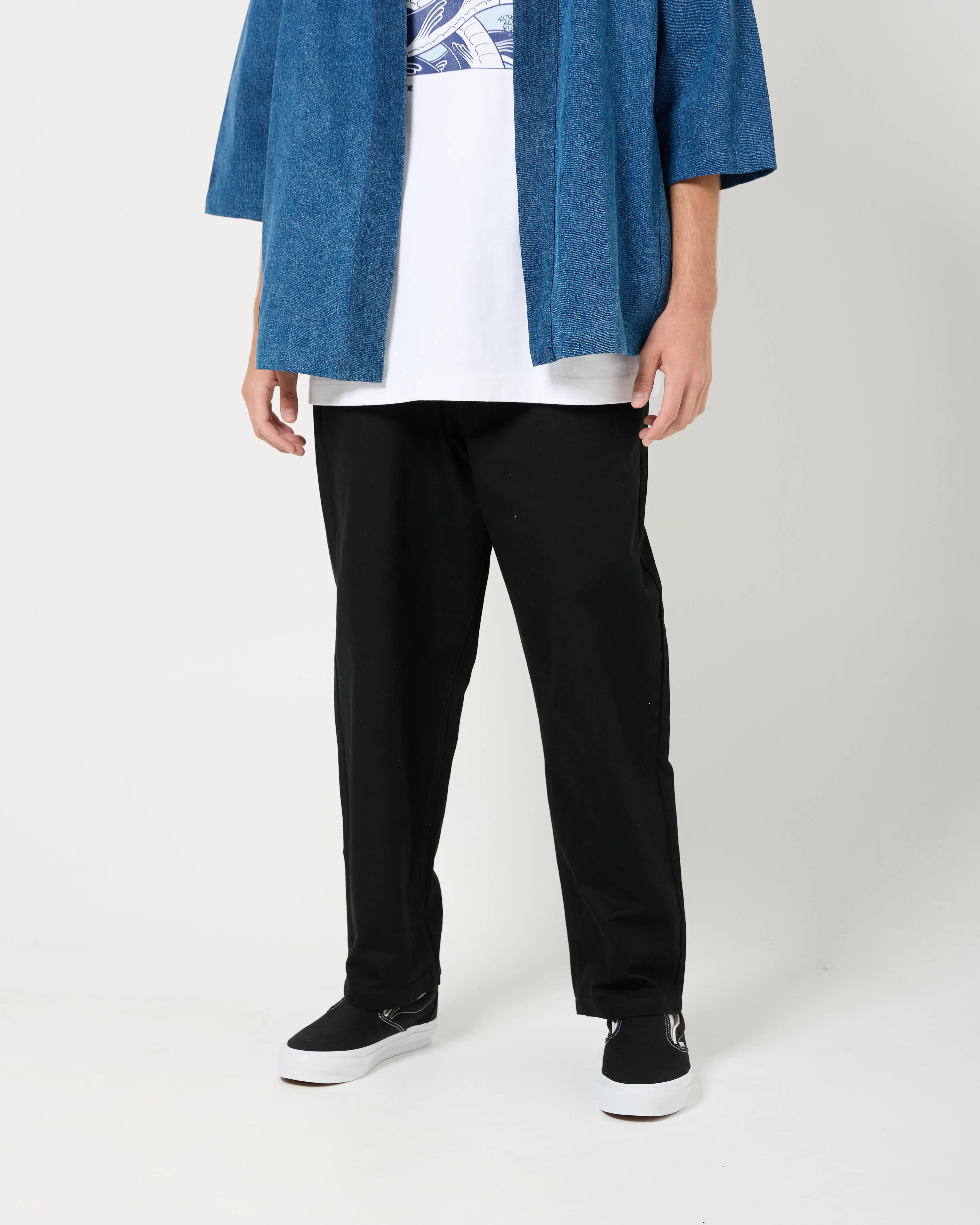 Crossover x Temple of Skate Chino Pant | Black