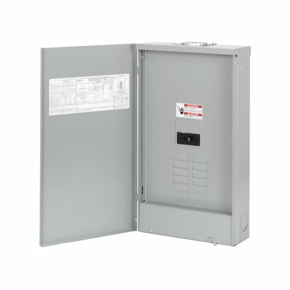 Cutler-Hammer BR816B200RF Load Center, 16 -Pole, 200 A, 8 -Space, NEMA 3R Enclosure, Flush, Surface Mounting