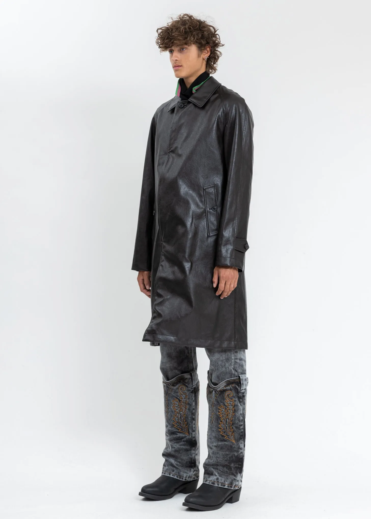 Dark Brown Wire Coat