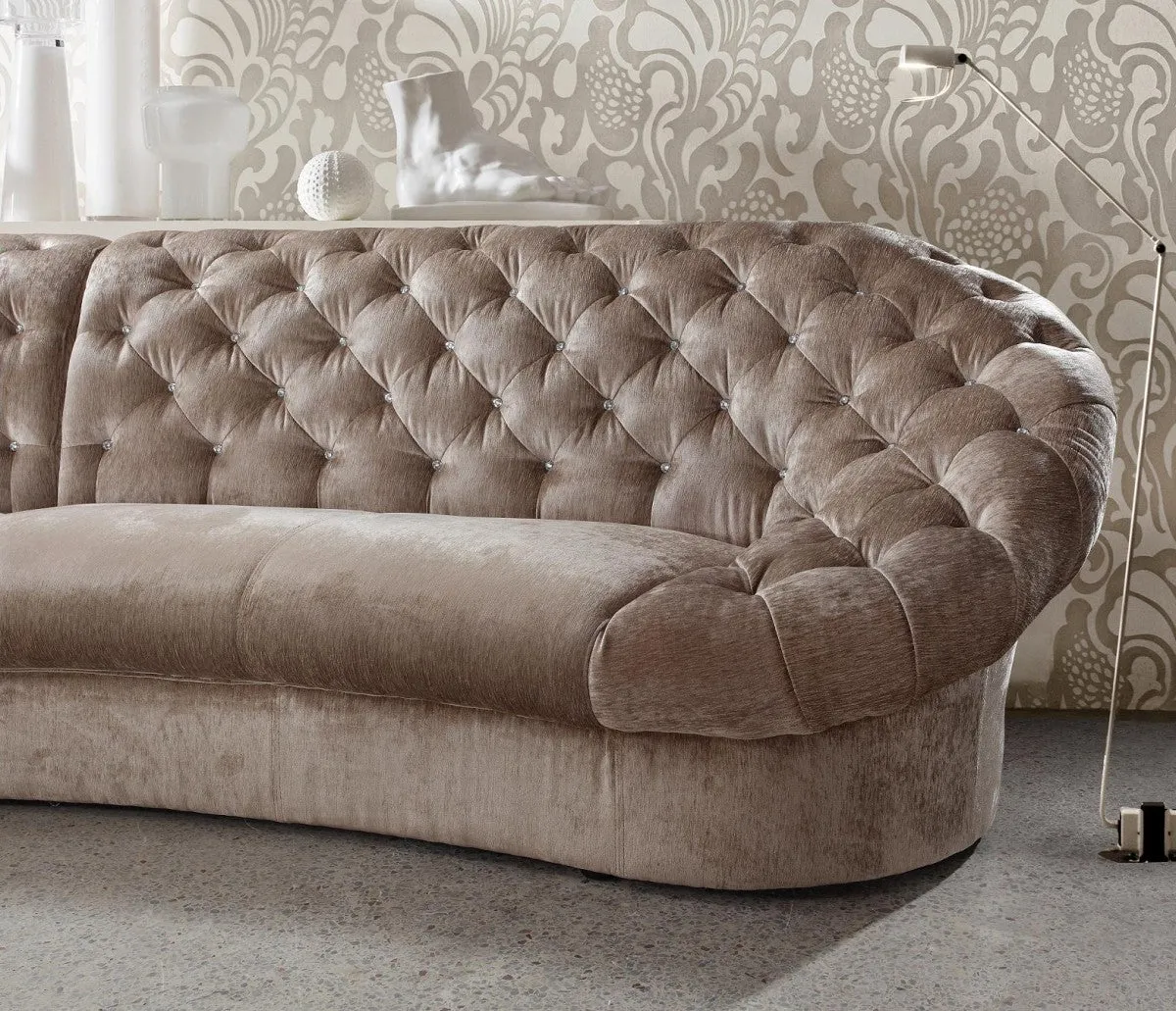 Divani Casa Cosmopolitan - Sectional Sofa, Chair and Ottoman