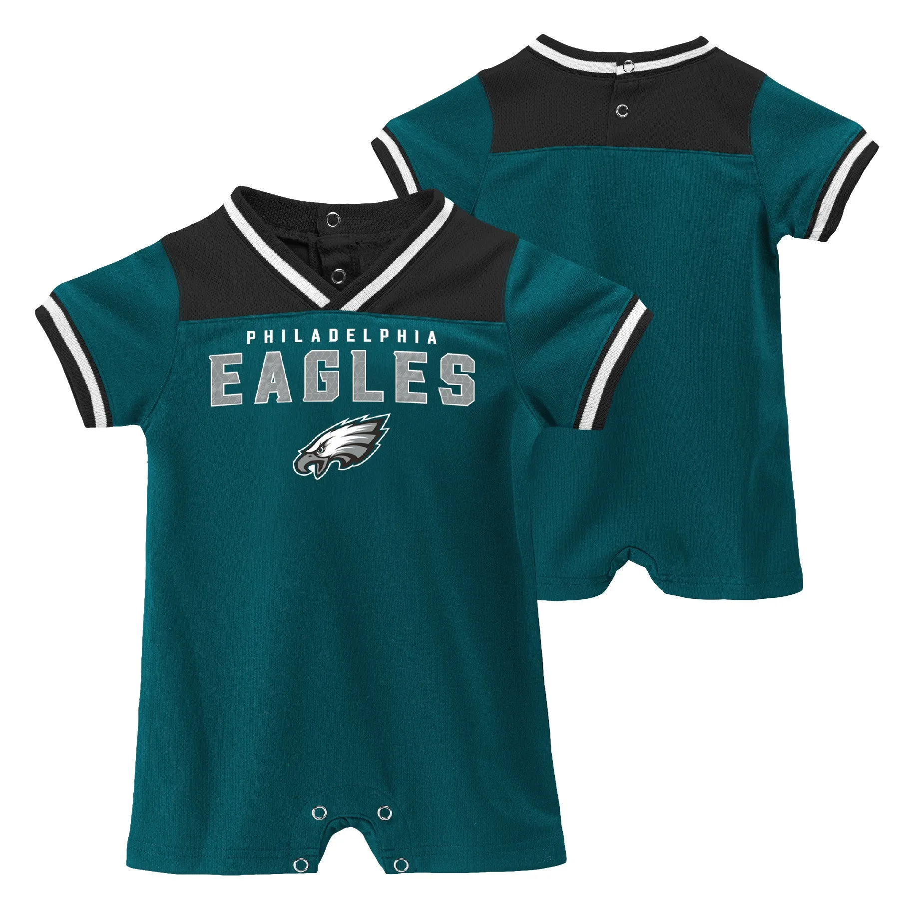 Eagles Baby Boy Runback Romper