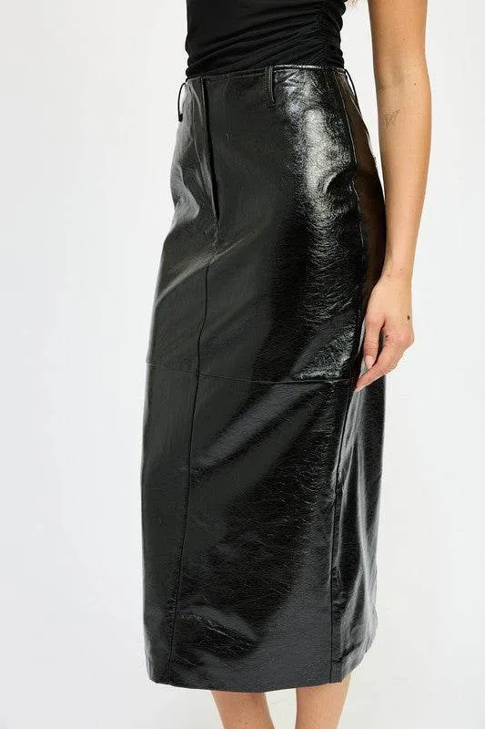 Emory Park Fitted Pencil Skirt With Slit