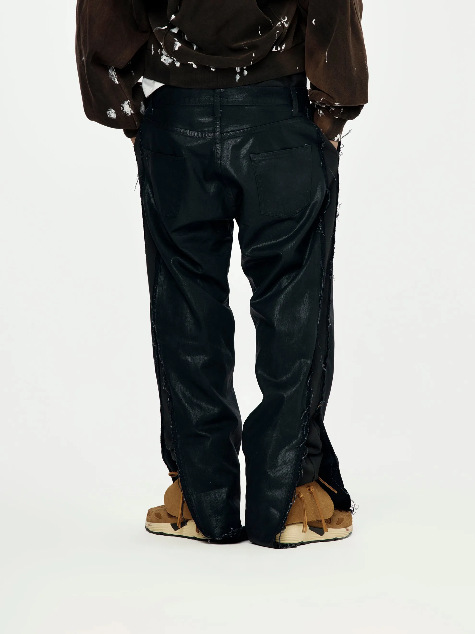 FARA-C WAX PANT (Black)