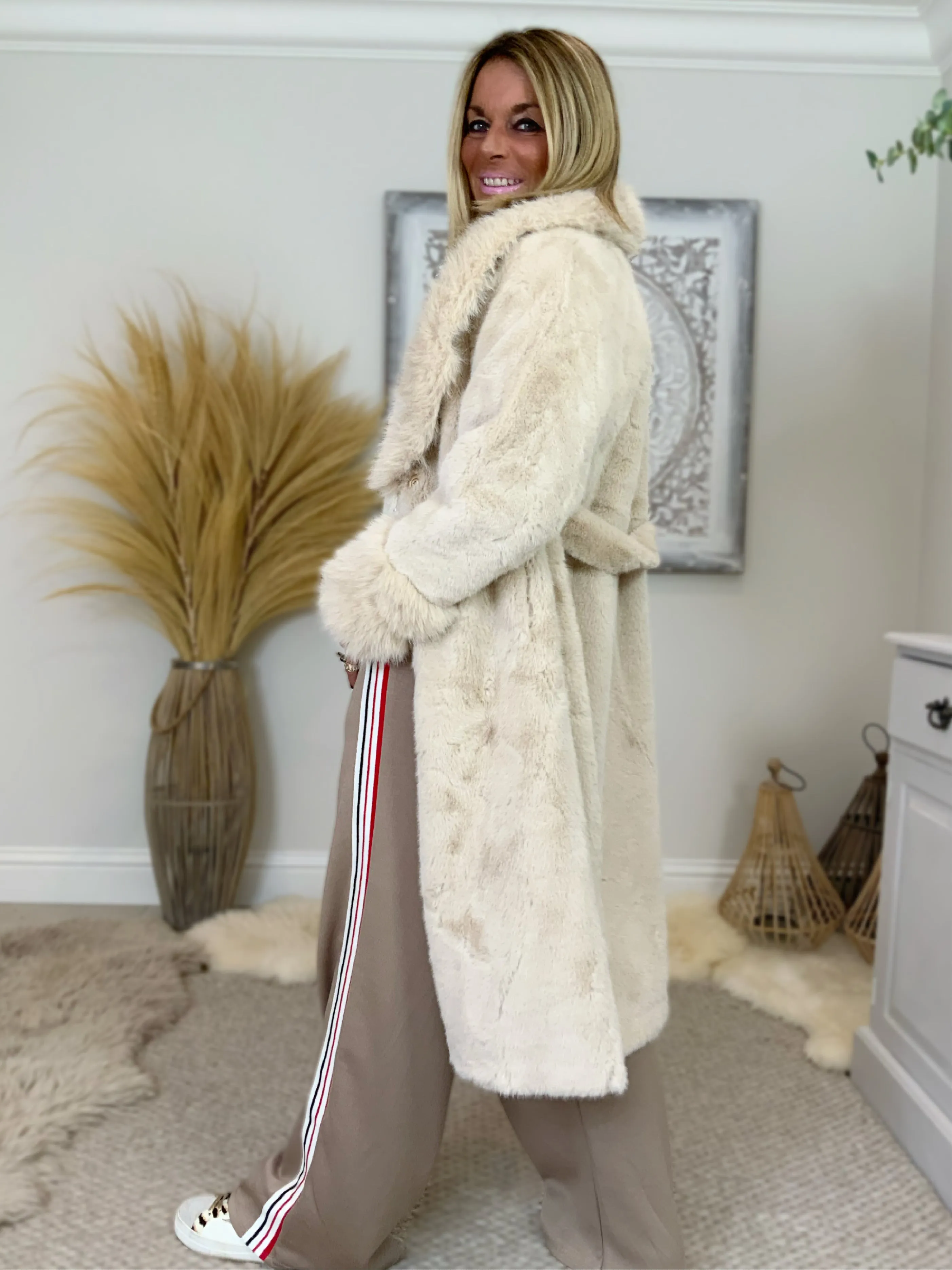 Faux Fur Luxury Coat