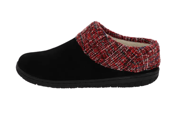 Foamtreads Women's Olympia 2 Slippers- Black