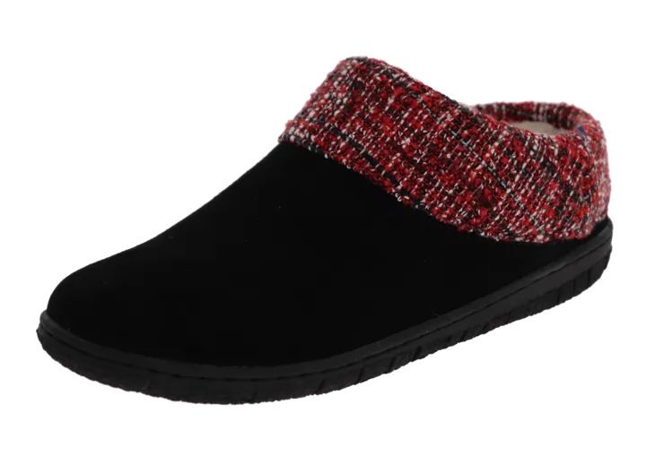 Foamtreads Women's Olympia 2 Slippers- Black
