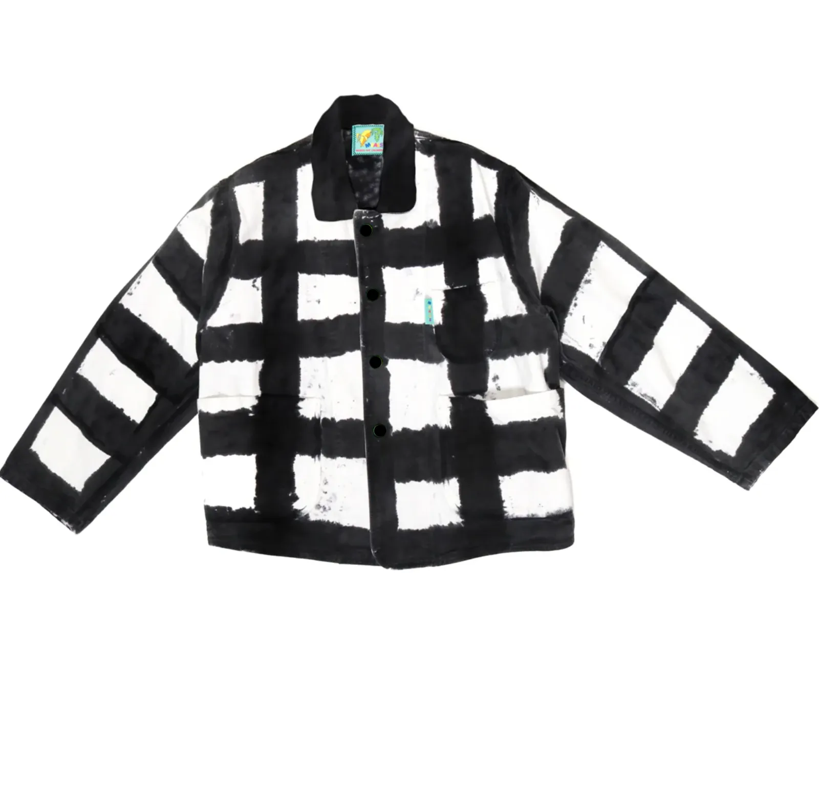 Forager Coat - Licorice Check