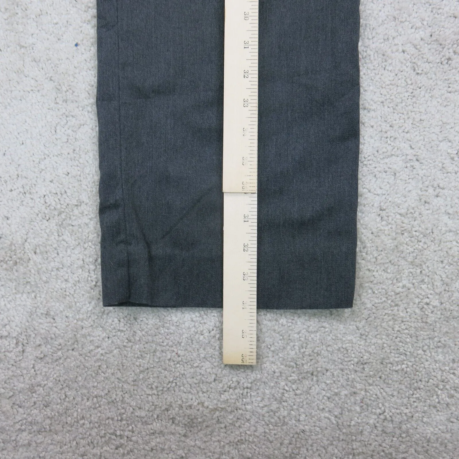 Gap Khakis Mens Pants Chino Straight Leg Tailored Fit High Rise Black W38XL30