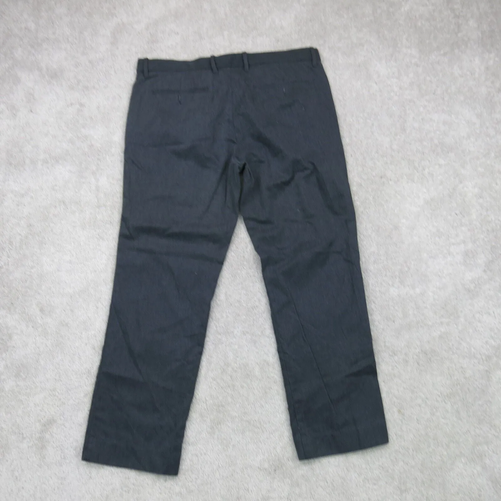 Gap Khakis Mens Pants Chino Straight Leg Tailored Fit High Rise Black W38XL30