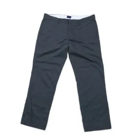 Gap Khakis Mens Pants Chino Straight Leg Tailored Fit High Rise Black W38XL30