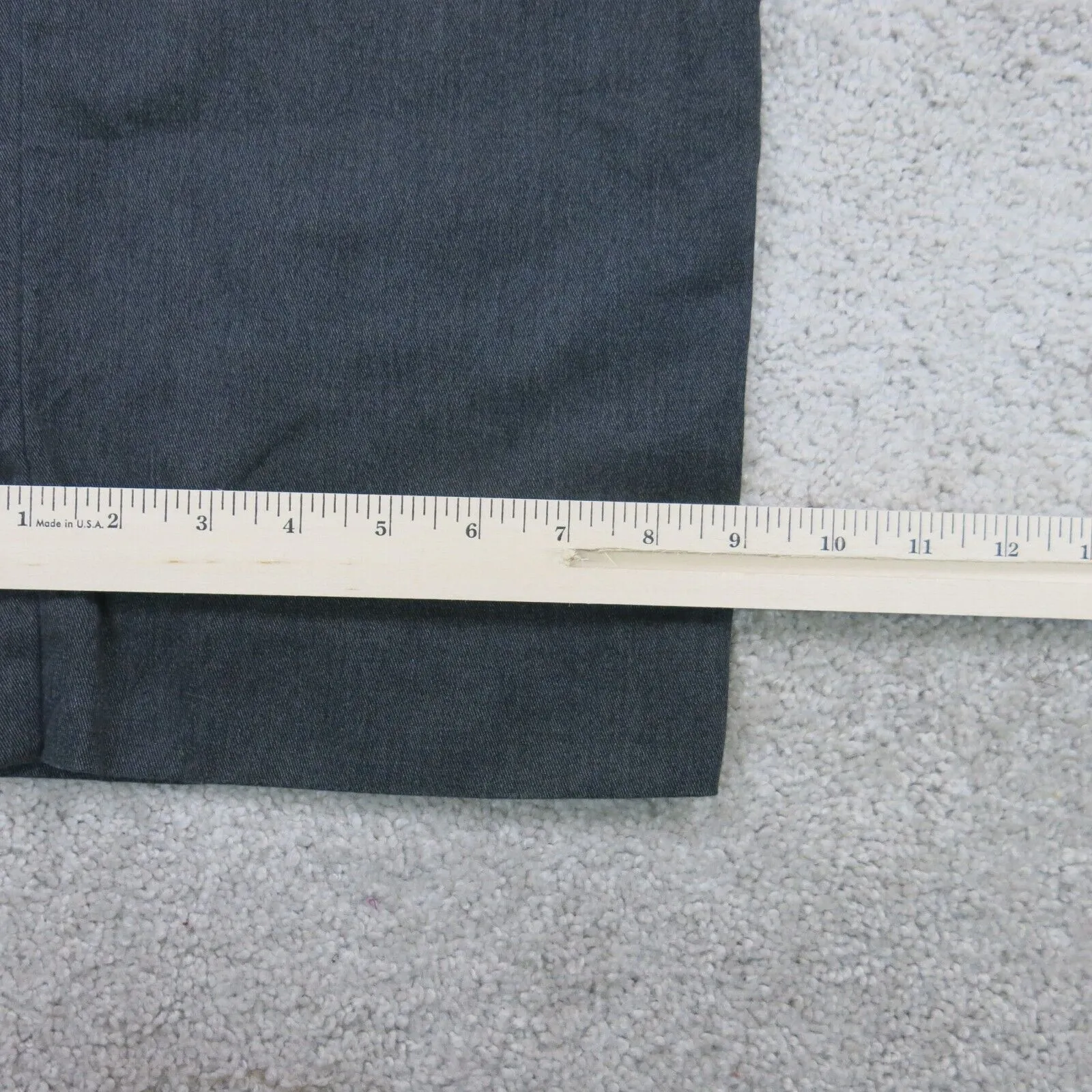 Gap Khakis Mens Pants Chino Straight Leg Tailored Fit High Rise Black W38XL30