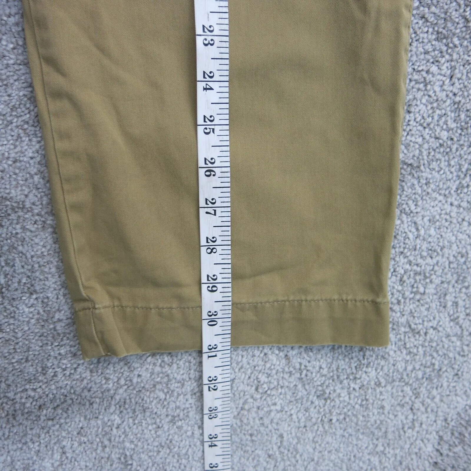 GAP Mens Straight Leg Classic Chino Pant Mid Rise Pocket Khaki Size W34XL34