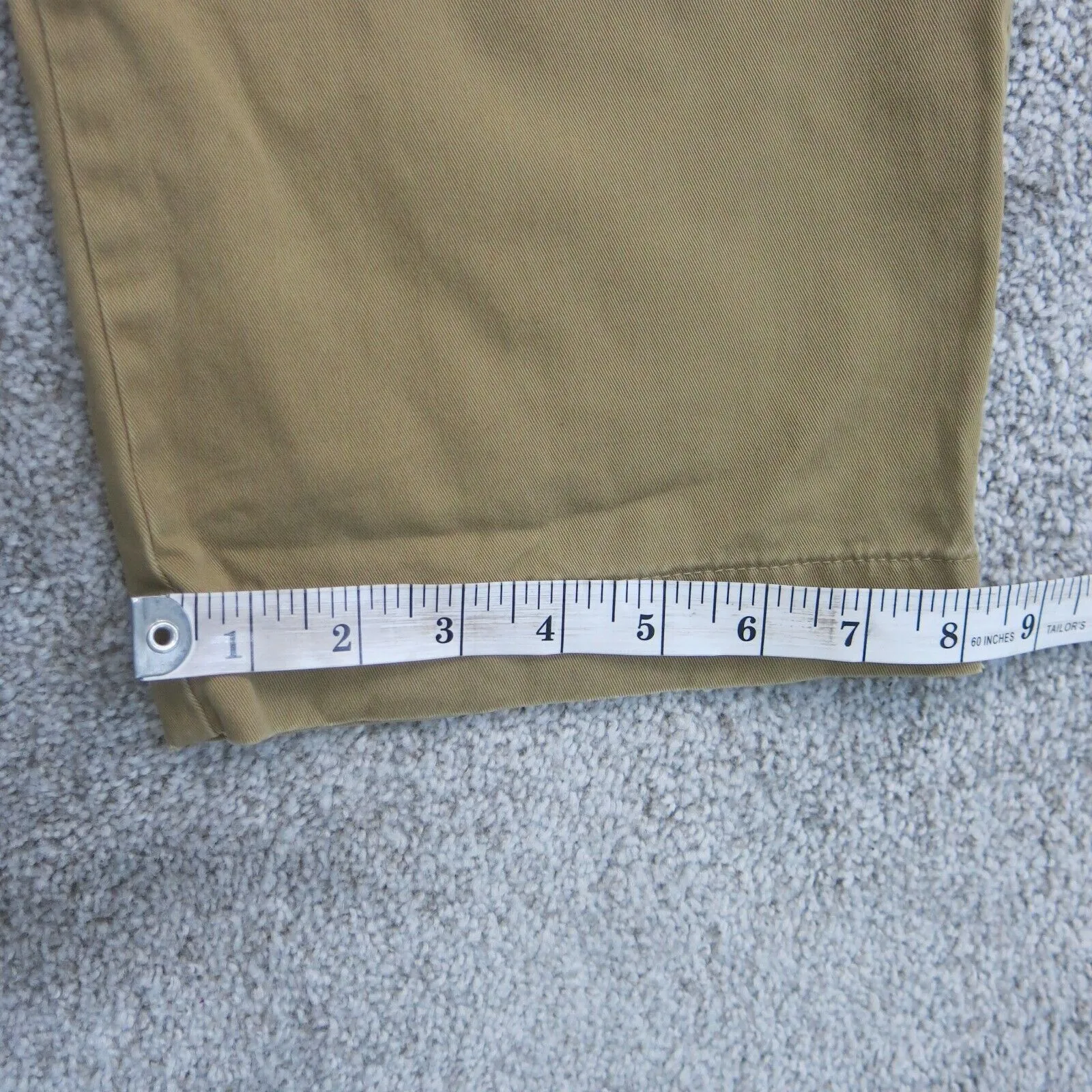 GAP Mens Straight Leg Classic Chino Pant Mid Rise Pocket Khaki Size W34XL34