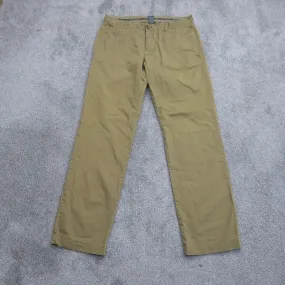 GAP Mens Straight Leg Classic Chino Pant Mid Rise Pocket Khaki Size W34XL34