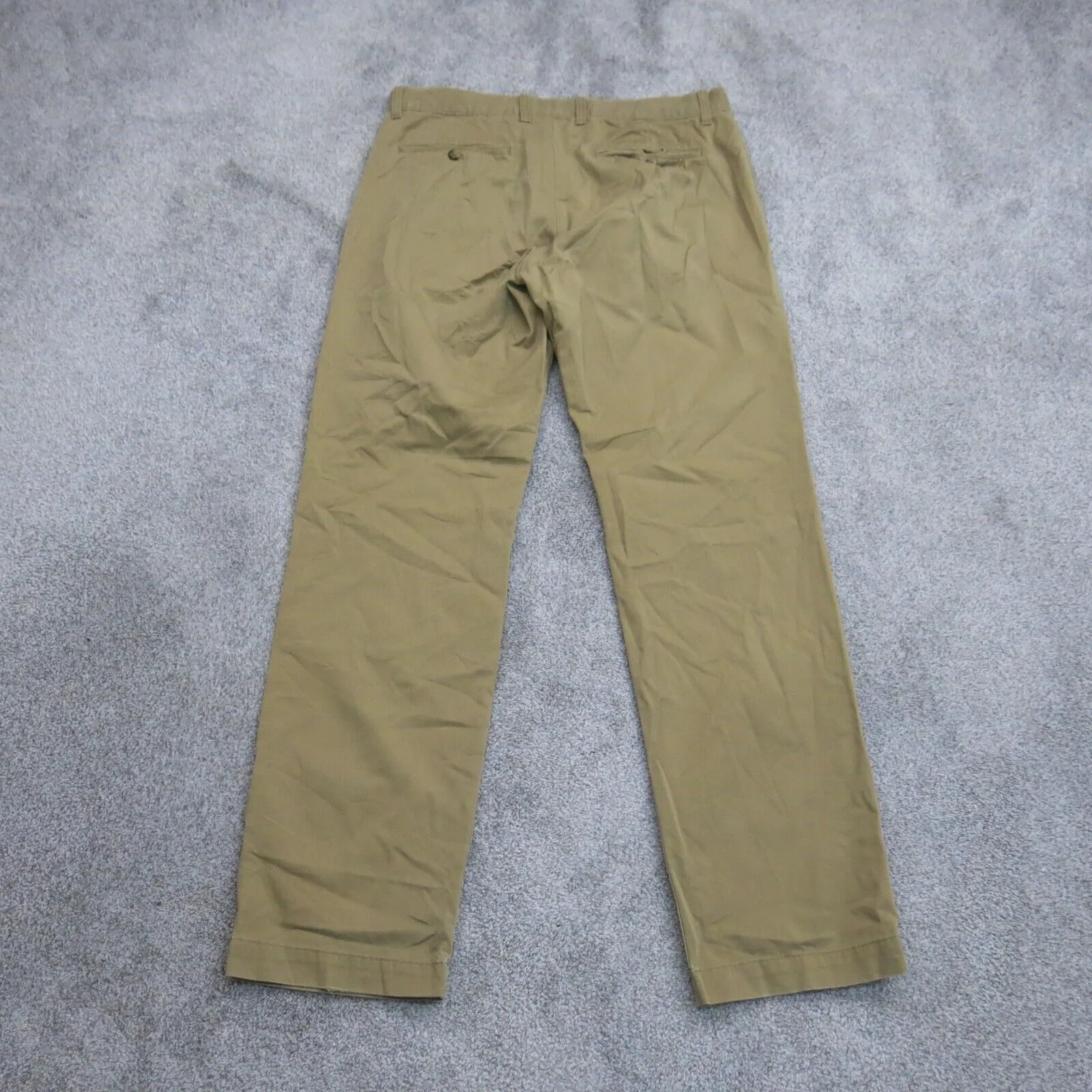 GAP Mens Straight Leg Classic Chino Pant Mid Rise Pocket Khaki Size W34XL34