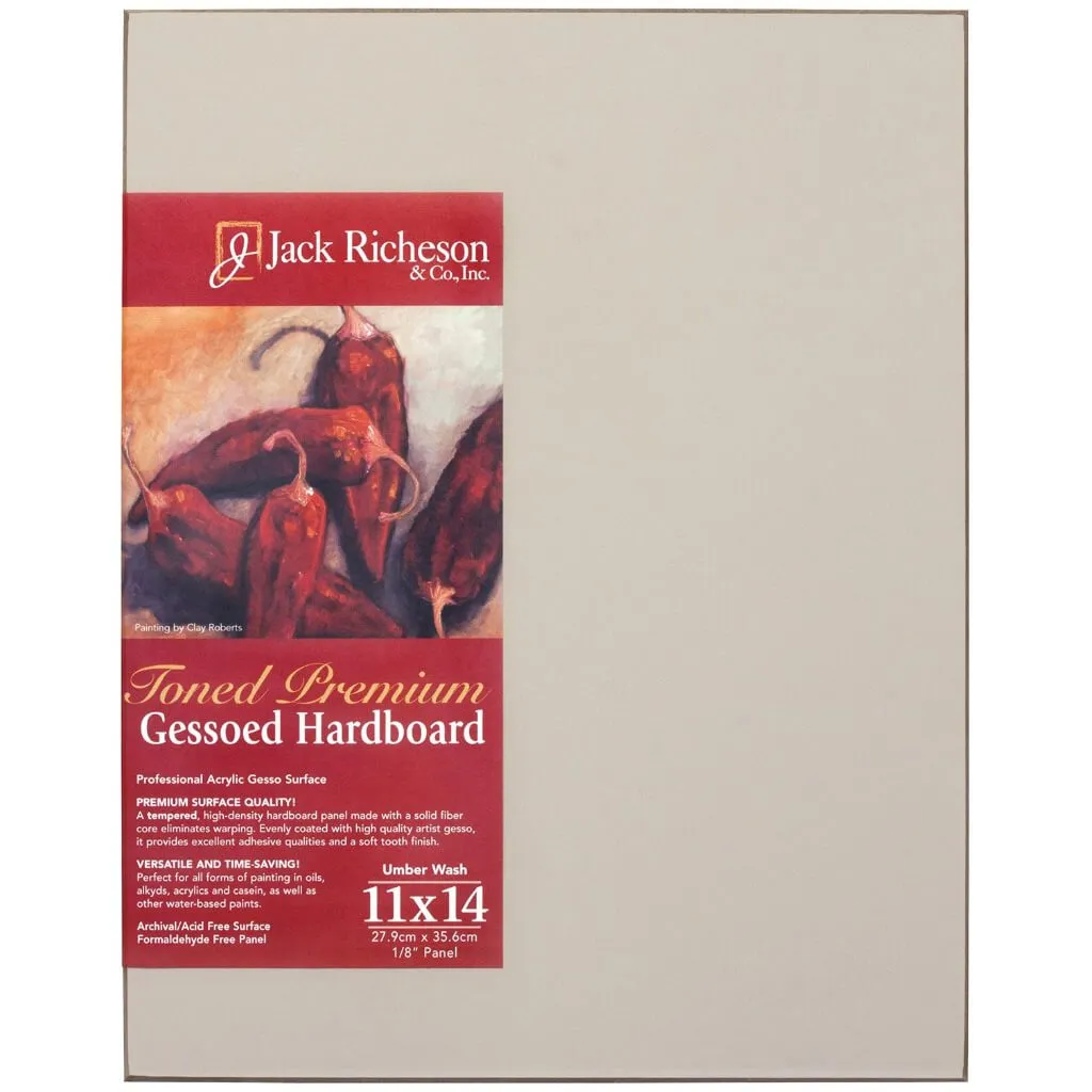 Gessoed Tempered Hardboard Panels 1/8in