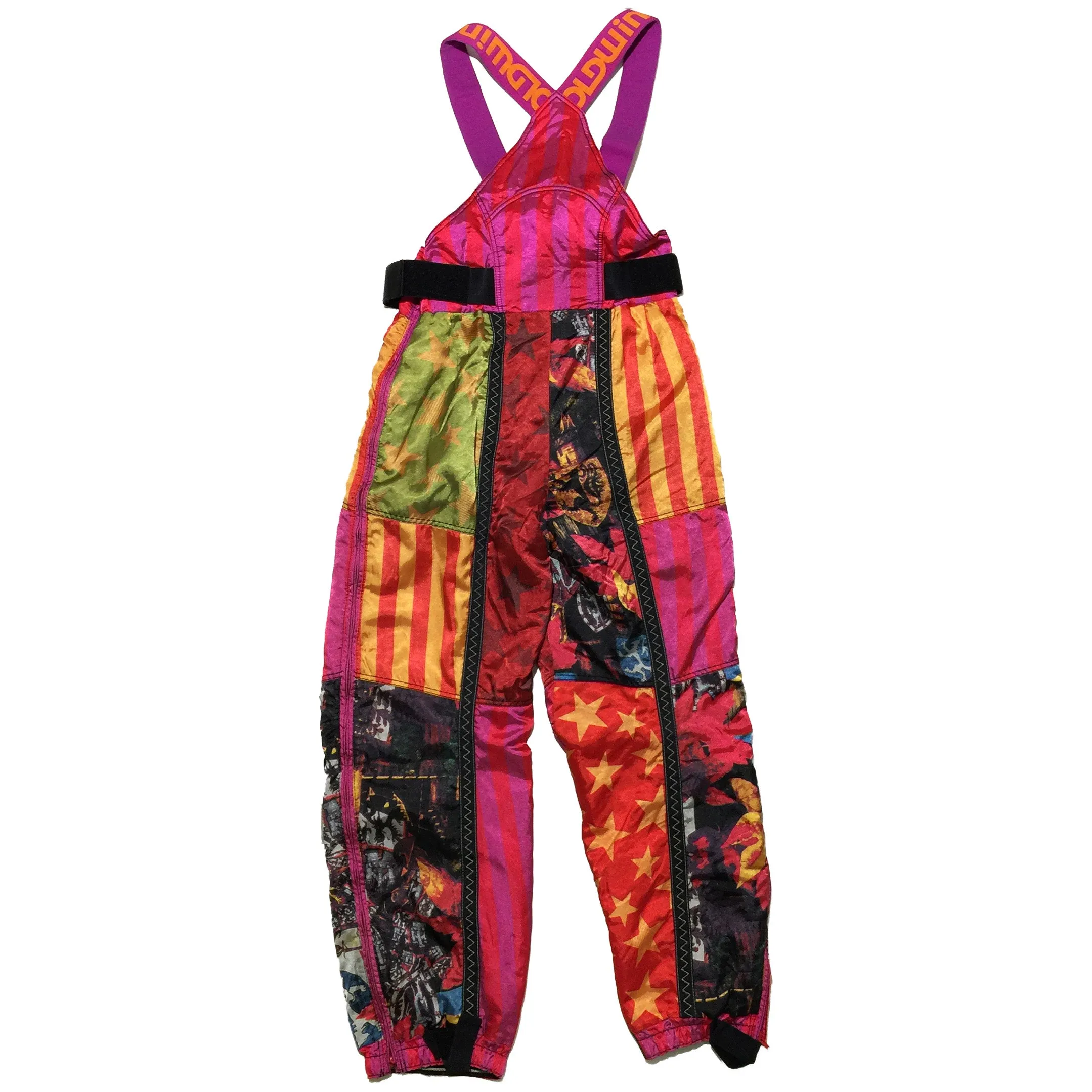 Goldwin Abstract Multi Pattern Snow Pants (Red)