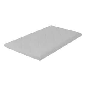 Grey Quilted Portable Crib/Playard Sheet